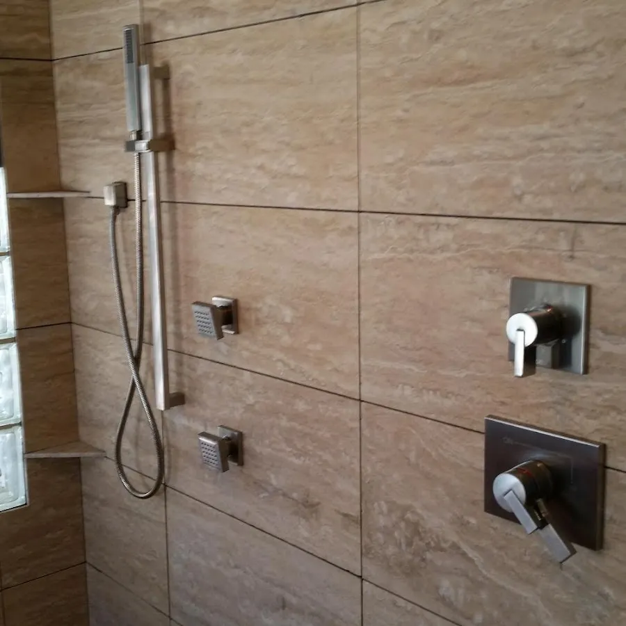 Shower fixture installation for Gas Line Repair in Lutherville